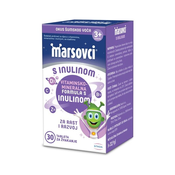 MARSOVCI S INULINOM TABLETE ZA ŽVAKANJE