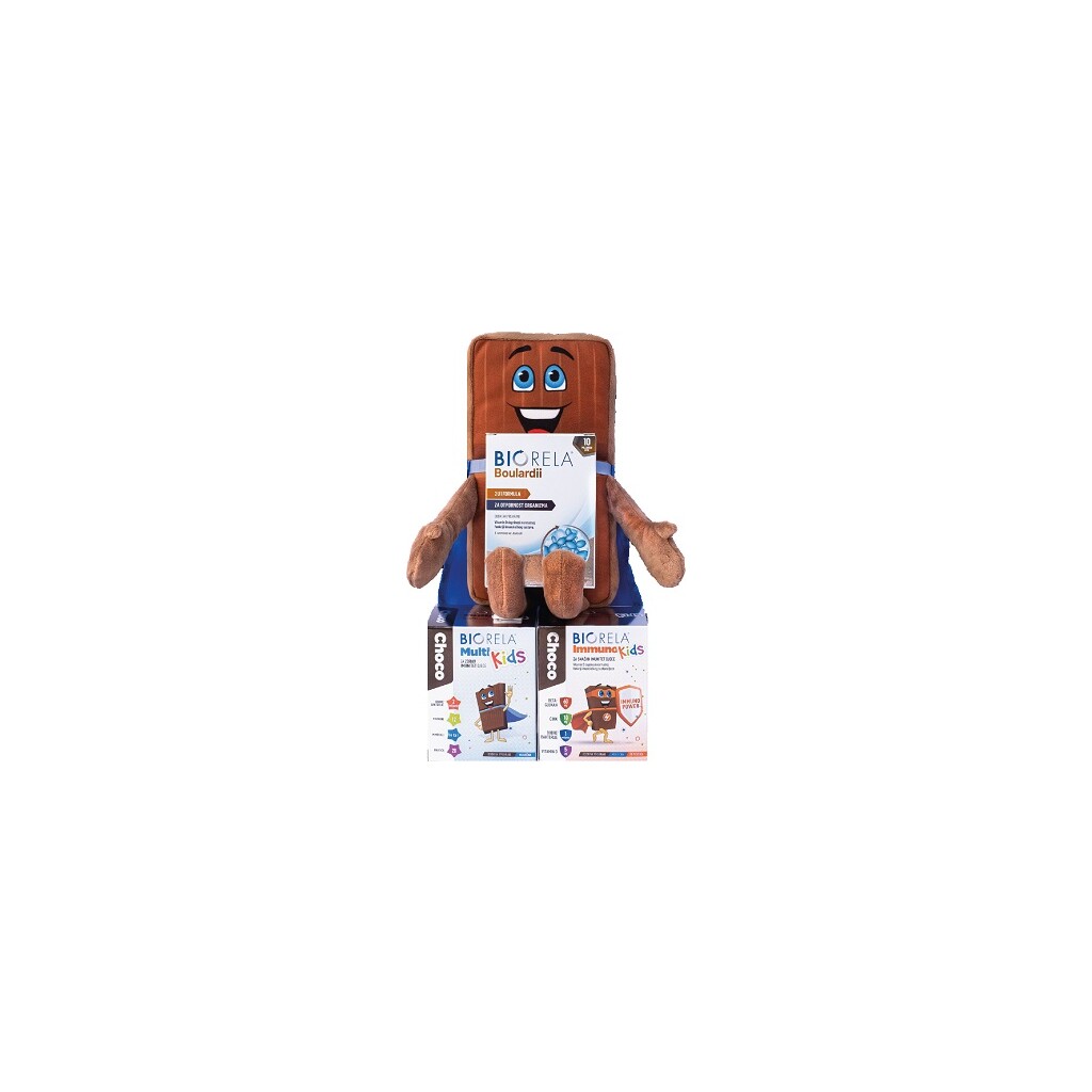 BIORELA CHOCO SUPER PAKET ZA DJECU I ODRASLE+POKLON BIORELA PLIŠANAC