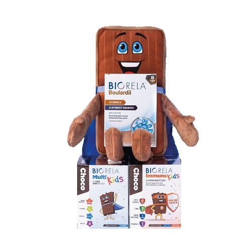 BIORELA CHOCO SUPER PAKET ZA DJECU I ODRASLE+POKLON BIORELA PLIŠANAC