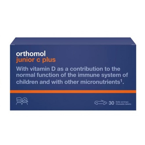 ORTHOMOL JUNIOR C PLUS ZA IMUNITET DJECE 30 DNEVNIH DOZA