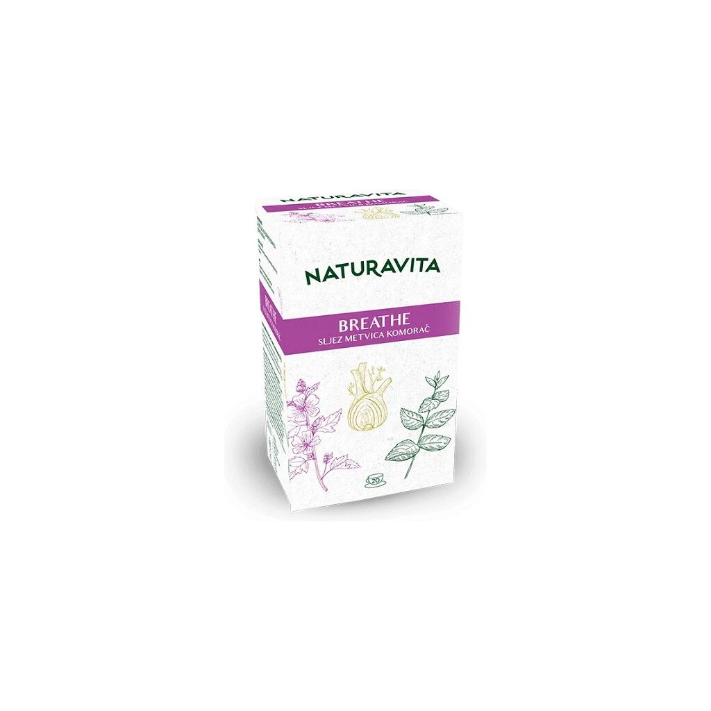 ČAJ BREATHE 20 VREĆICA NATURAVITA