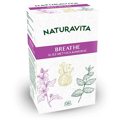 ČAJ BREATHE 20 VREĆICA NATURAVITA