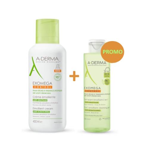 ADERMA EXOMEGA KREMA 400ML+ GEL 200ML