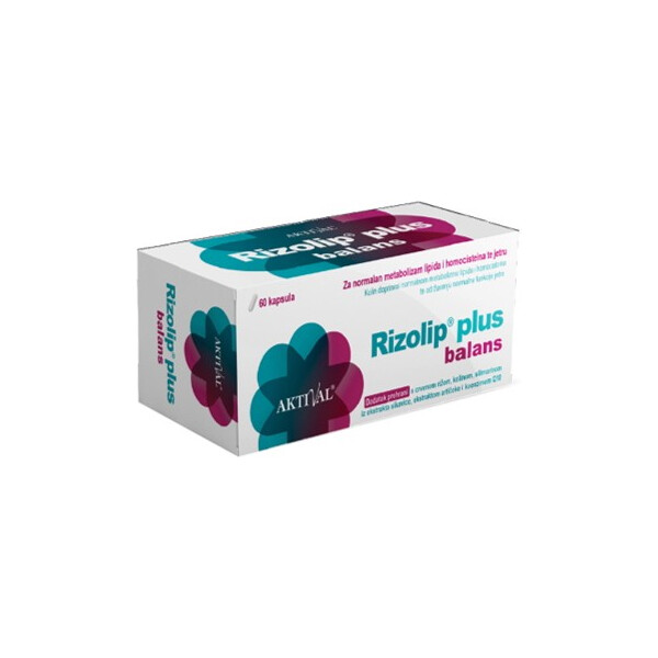 AKTIVAL RIZOLIP PLUS BALANS KAPSULE A60