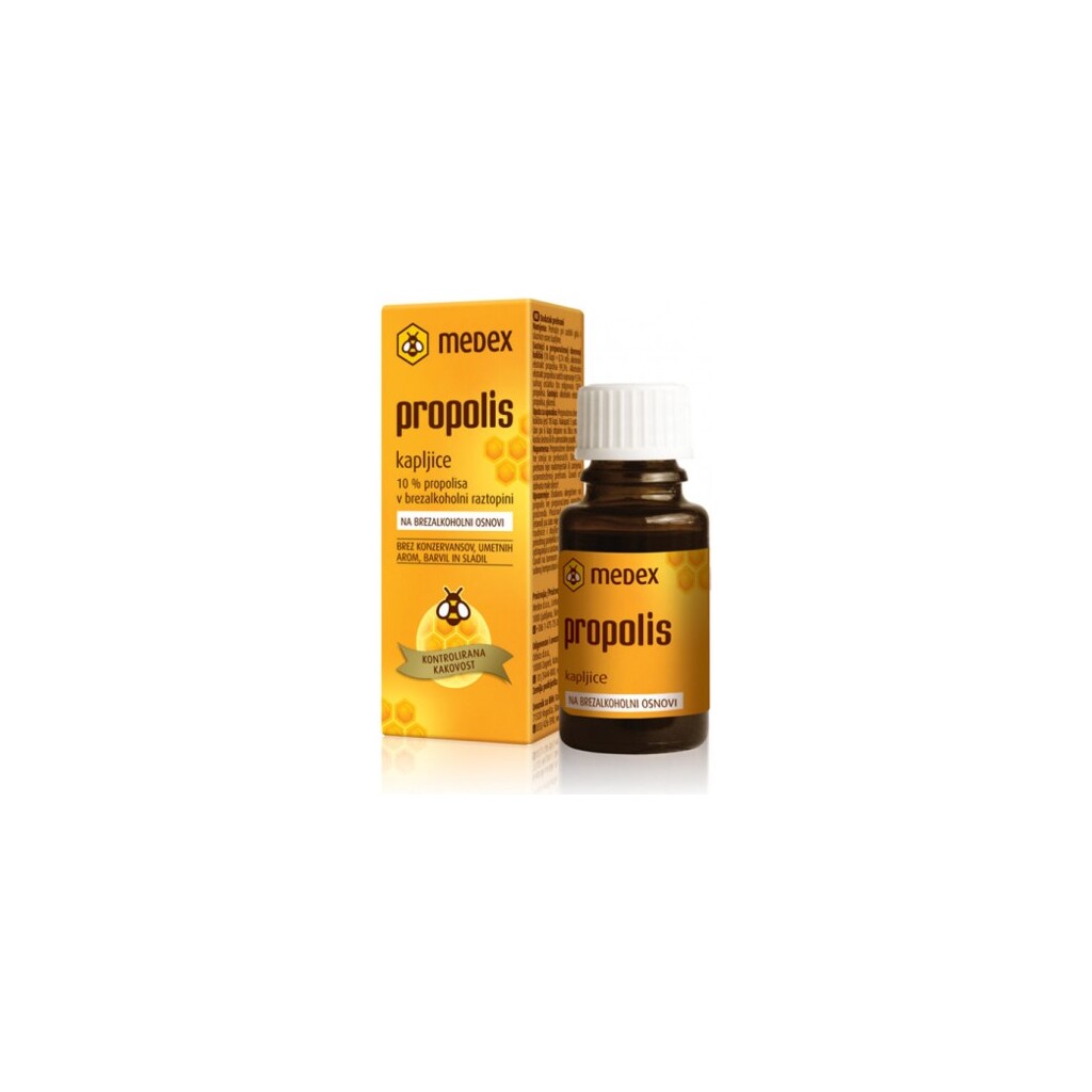 MEDEX PROPOLIS KAPI 10% BEZ ALKOHOLA 15ML