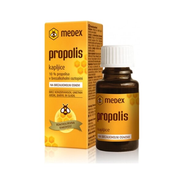 MEDEX PROPOLIS KAPI 10% BEZ ALKOHOLA 15ML