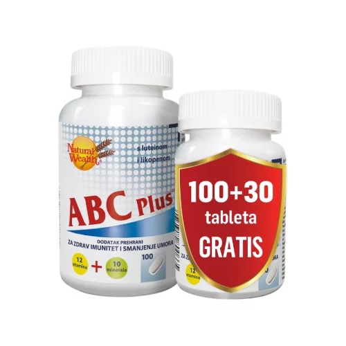 NATURAL WEALTH ABC PLUS 100+30 TABLETA