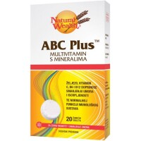 NATURAL WEALTH ABC PLUS ŠUMEĆE TABLETE A20