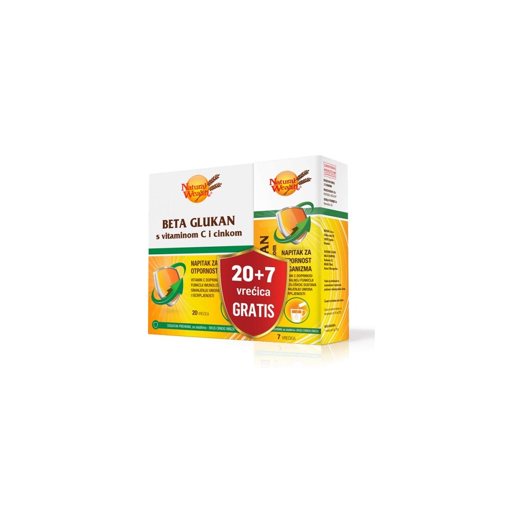 NATURAL WEALTH BETA GLUKAN VITAMIN C+CINK A20+7
