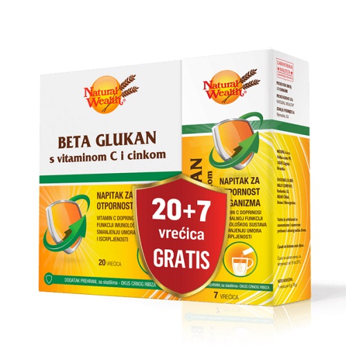 NATURAL WEALTH BETA GLUKAN VITAMIN C+CINK A20+7