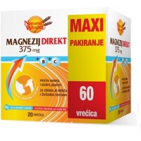 NATURAL WEALTH MAGNEZIJ DIREKT 375MG MAXI PAKIRANJE