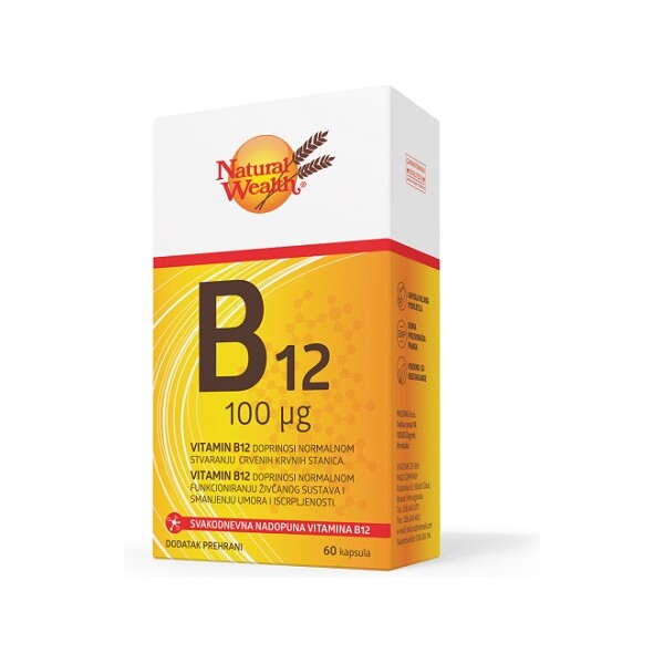 NATURAL WEALTH VITAMIN B12 100MCG A60