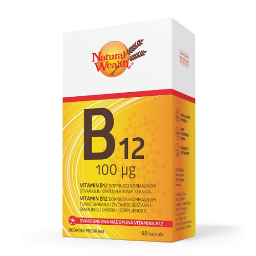 NATURAL WEALTH VITAMIN B12 100MCG A60