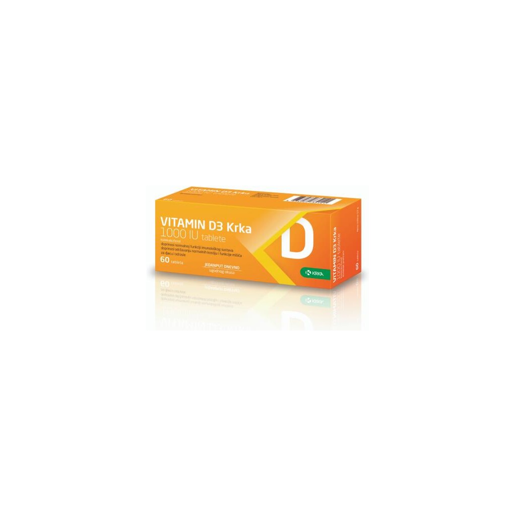 VITAMIN D3 TABLETE 1000UI KRKA