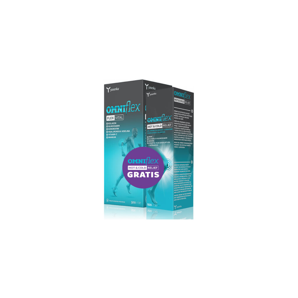 YASENKA OMNIFLEX FLEX VITAL 500ML + HOT AND COLD GEL GRATIS