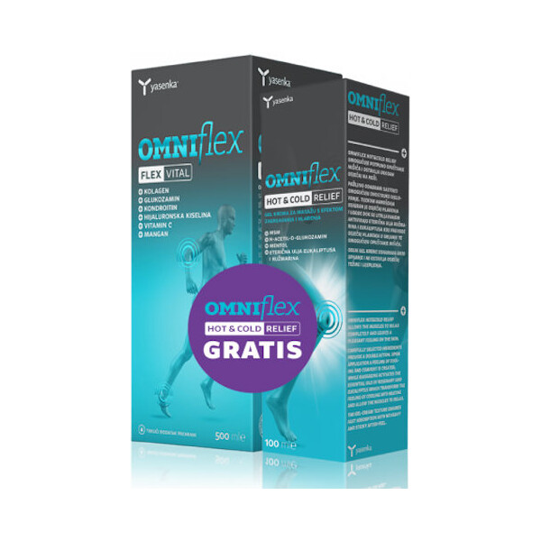 YASENKA OMNIFLEX FLEX VITAL 500ML + HOT AND COLD GEL GRATIS