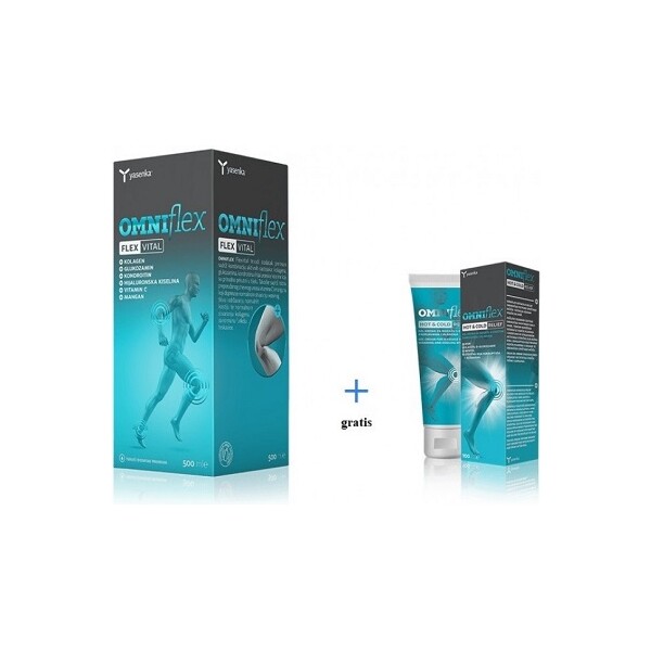 YASENKA OMNIFLEX FLEX VITAL 500ML+HOT AND COLD GEL GRATIS