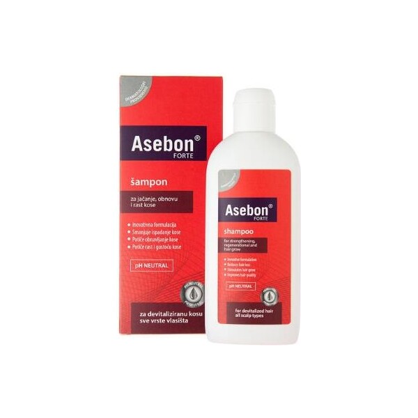 ASEBON FORTE ŠAMPON ZA RAST KOSE 250ML