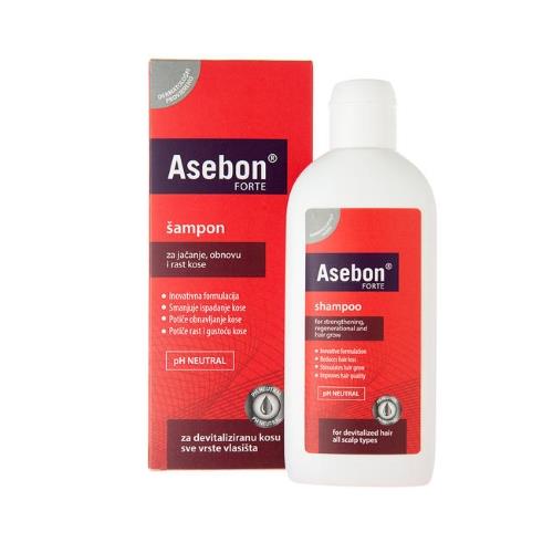 ASEBON FORTE ŠAMPON ZA RAST KOSE 250ML