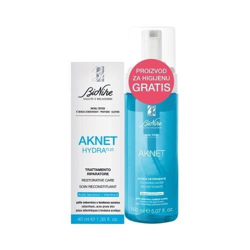 BIONIKE AKNET HYDRA PLUS KREMA 40ML+ OTOPINA ZA ČIŠĆENJE 150ML