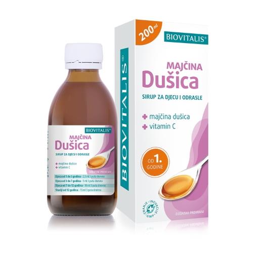 BIOVITALIS MAJČINA DUŠICA SIRUP 200ML