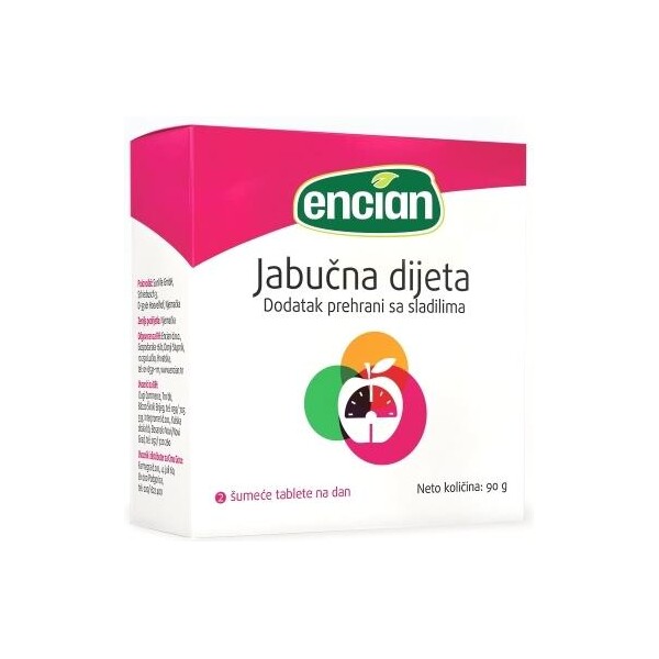 JABUČNA DIJETA + B6 ŠUMEĆE TABLETE ENCIAN A20