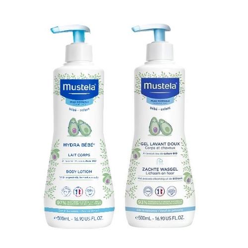 MUSTELA HYDRA BEBE LOSION 500ML + GEL ZA PRANJE 500ML