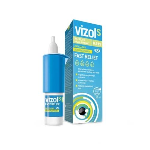 VIZOL S FAST RELIEF 0,21% KAPI 10ML