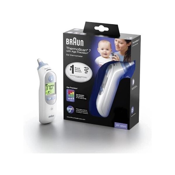 BRAUN IRT6520 DIGITALNI UŠNI TOPLOMJER THERMOSCAN 7