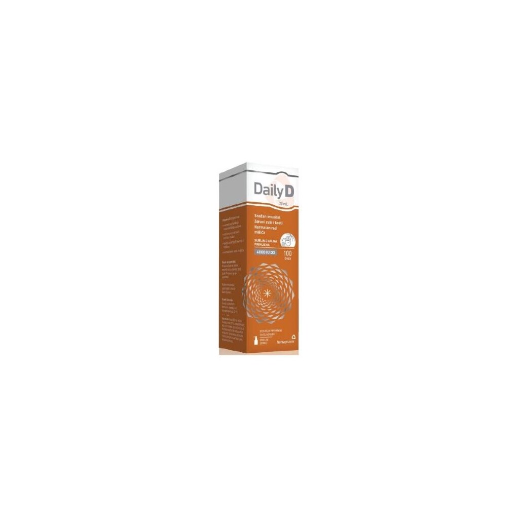 DAILY D 4000UI ORALNI SPREJ 20ML HAMAPHARM