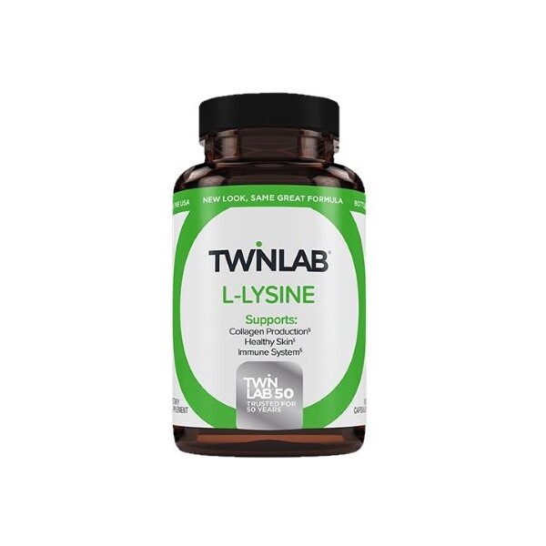 TWINLAB L-LIZIN 500MG KAPSULE A100
