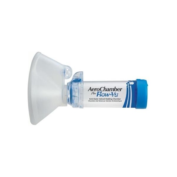 INHALATOR AEROCHAMBER PLUS FLOW-VU ZA ODRASLE I DJECU 5+