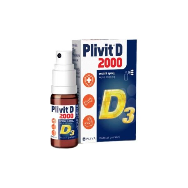 PLIVIT D3 2000 ORALNI SPREJ 10ML