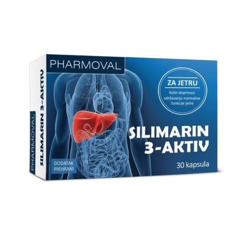 SILIMARIN 3-AKTIV KAPSULE A30 PHARMOVAL