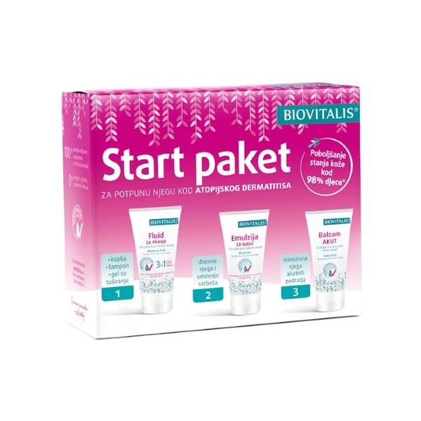 BIOVITALIS START PAKET ZA ATOPIJSKI DERMATITIS