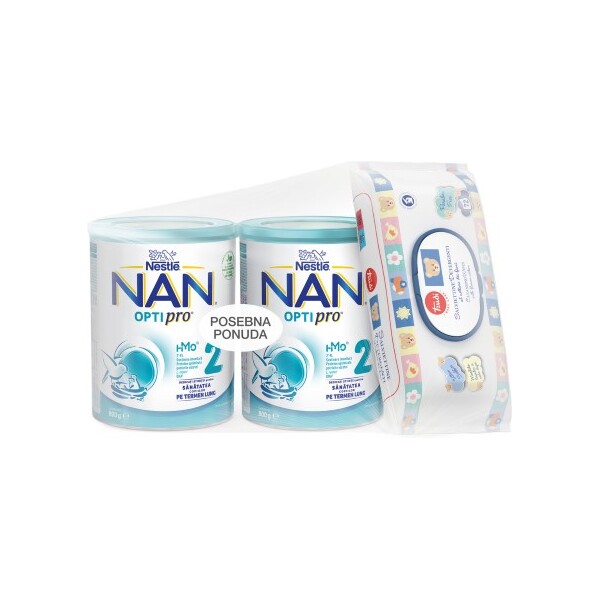 NAN 2 OPTIPRO 2x800G+ GRATIS MARAMICE