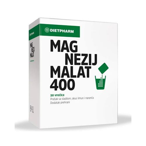 DIETPHARM MAGNEZIJ MALAT 400 PRAŠAK A20