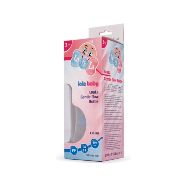 DJEČJA BOČICA LOLA PVC 330ML 3M+