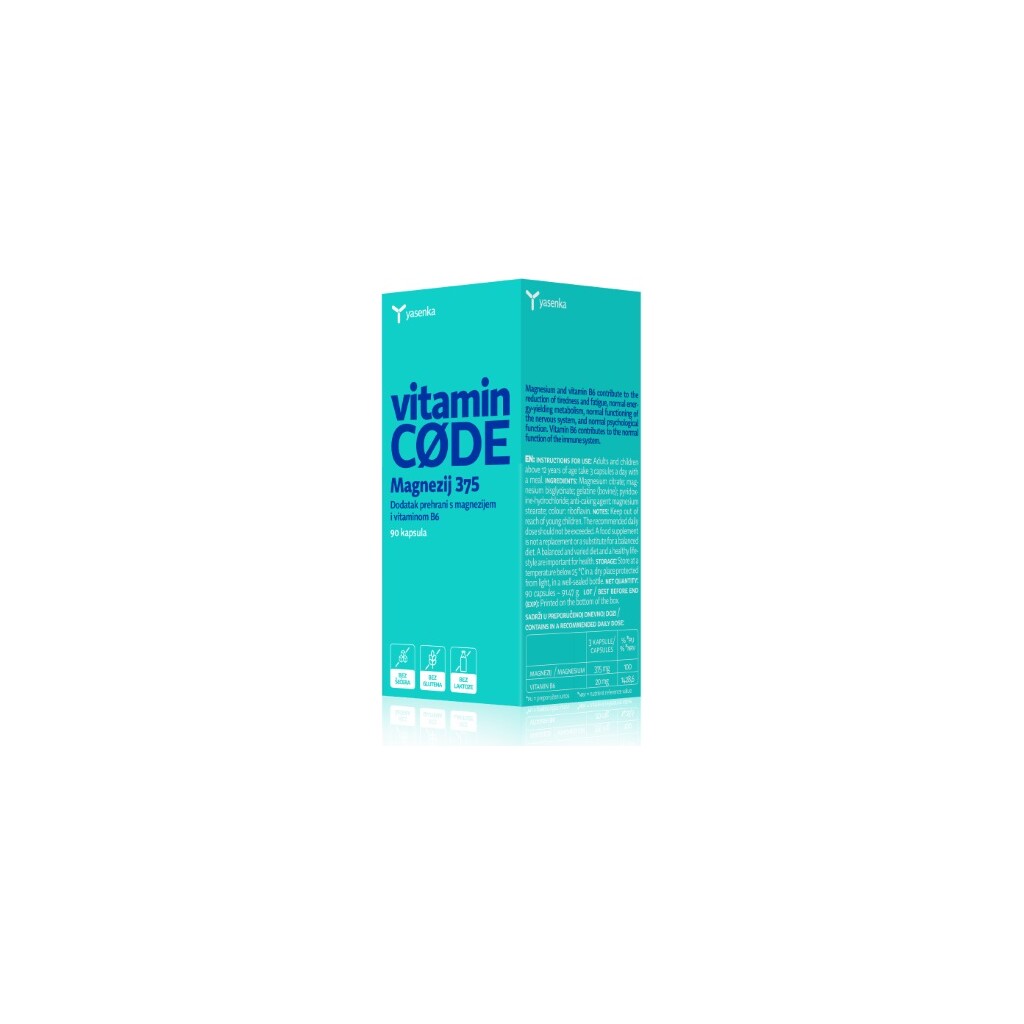 YASENKA VITAMIN CODE MAGNEZIJ 375 KAPSULE A90