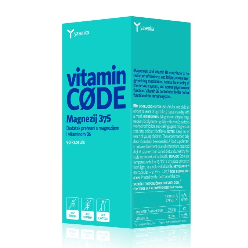 YASENKA VITAMIN CODE MAGNEZIJ 375 KAPSULE A90