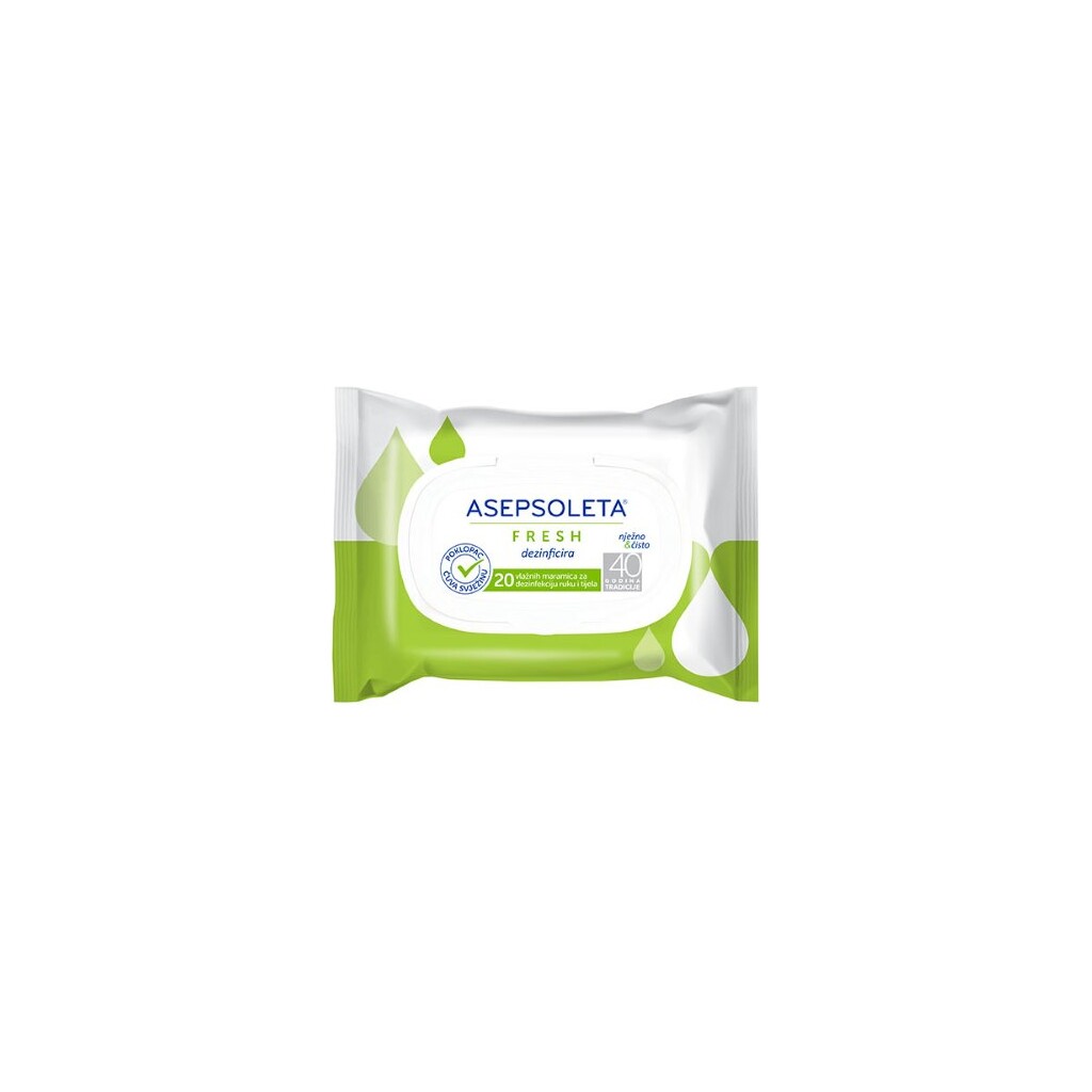 ASEPSOLETA FRESH DEZINFEKCIJSKE MARAMICE A20