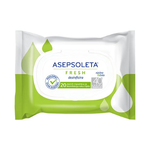 ASEPSOLETA FRESH DEZINFEKCIJSKE MARAMICE A20