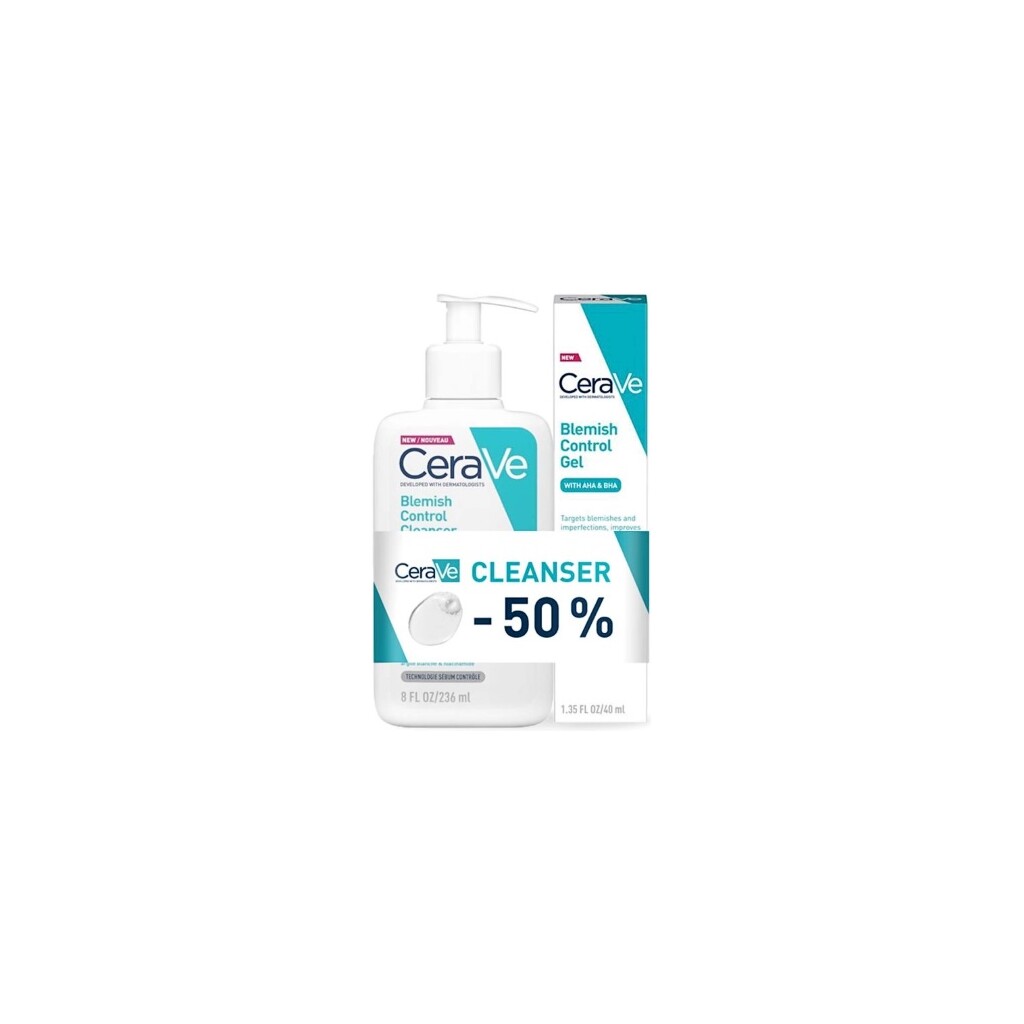 CERAVE BLEMISH CONTROL GEL ZA ČIŠĆENJE + GEL ZA KOŽU PROMO