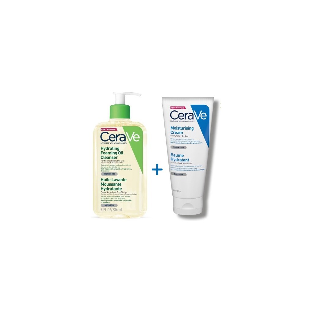 CERAVE HIDRATANTNO ULJE ZA ČIŠĆENJE + KREMA PROMO