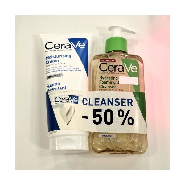 CERAVE HIDRATANTNO ULJE ZA ČIŠĆENJE + KREMA PROMO