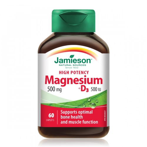 JAMIESON MAGNEZIJ 500 + VITAMIN D3 TABLETE A50