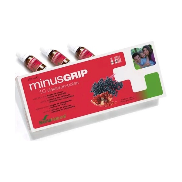 MINUSGRIP AMPULE 10X15ML SORIA NATURAL