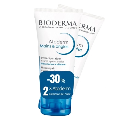 ATODERM KREMA ZA RUKE MAINS & ONGLES BIODEMA 1+1