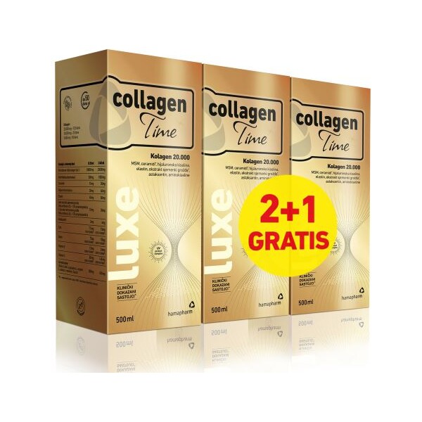 COLLAGEN TIME LUXE 500ML 2+1 HAMAPHARM