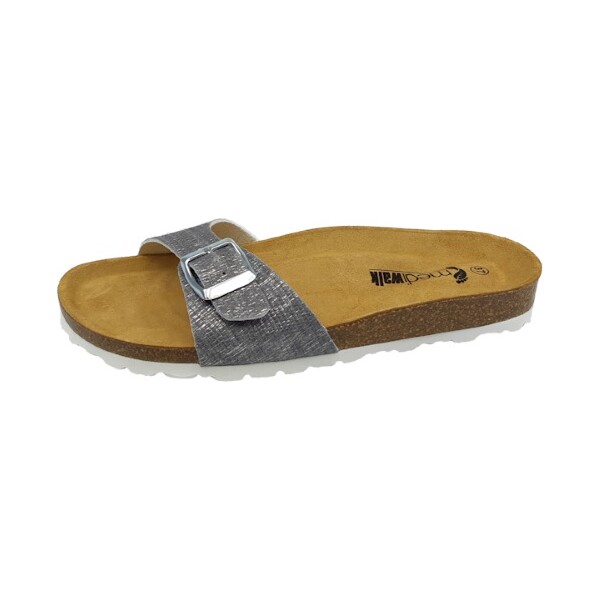 MEDIWALK PAPUČA NINA RAFIA SREBRNA